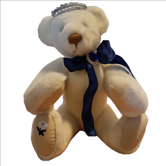 England’s Rose…Princess Di Commemorative Teddy Bear, Collectible, NWOT - Picture 1 of 12